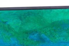 Rudolf Meerbergen Turquoise Acid Etched Artwork by R Meerbergen - 456954