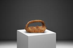 Rudolf Steiner School Alder Wood Bowl in the manner of Rudolf Steiner Switzerland Mid 20th Century - 4385362