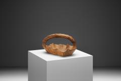 Rudolf Steiner School Alder Wood Bowl in the manner of Rudolf Steiner Switzerland Mid 20th Century - 4385363