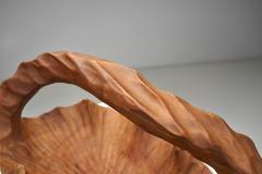 Rudolf Steiner School Alder Wood Bowl in the manner of Rudolf Steiner Switzerland Mid 20th Century - 4385368