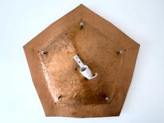 Rudolf Steiner School Large Rare Rudolf Steiner School Anthroposophical Ceiling or Wall Fixture 1960s - 4285871