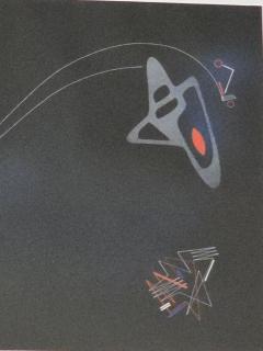 Rudolf Von Huhn Rudolf von Huhn Cadence No 1 1955 Gouache Corcoran Exhibited - 4486968