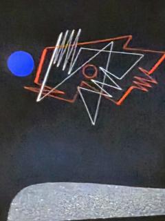 Rudolf Von Huhn Rudolf von Huhn Cadence No 1 1955 Gouache Corcoran Exhibited - 4486975