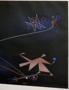 Rudolf Von Huhn Rudolf von Huhn Danse Geometrique No 2 1955 Gouache on Paper - 4486978