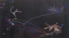 Rudolf Von Huhn Rudolf von Huhn Danse Geometrique No 2 1955 Gouache on Paper - 4490682