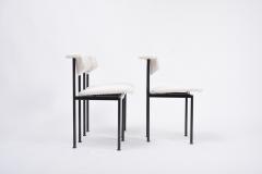 Rudolf Wolf Set of three Dutch white Alpha chairs designed by Rudolf Wolf 1960s - 2398396