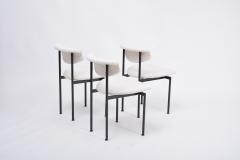Rudolf Wolf Set of three Dutch white Alpha chairs designed by Rudolf Wolf 1960s - 2398398