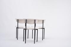 Rudolf Wolf Set of three Dutch white Alpha chairs designed by Rudolf Wolf 1960s - 2398401