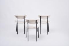 Rudolf Wolf Set of three Dutch white Alpha chairs designed by Rudolf Wolf 1960s - 2398402