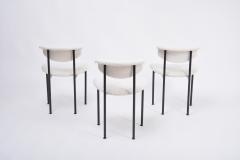 Rudolf Wolf Set of three Dutch white Alpha chairs designed by Rudolf Wolf 1960s - 2398404