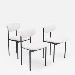 Rudolf Wolf Set of three Dutch white Alpha chairs designed by Rudolf Wolf 1960s - 2400222