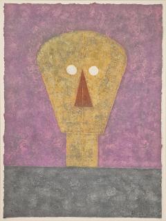 Rufino Tamayo Cabez sobre fondo Rosa - 4308315