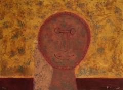 Rufino Tamayo Cabeza Sobre Fondo Verde - 4308318