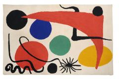 Rug after Alexander Calder Green Ball - 2807980