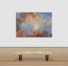 Ruggero Vanni Matter and Antimatter Abstract Expressionist Painting Pastel Colors Sky - 3824636