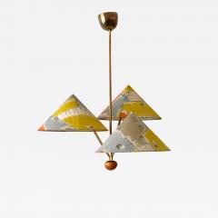 Rupert Nikoll Amazing 3 Armed Chandelier or Pendant Lamp Chinese Hut y Rupert Nikoll Austria - 2068863