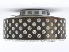 Rupert Nikoll Large Mid Century Four Flamed Flush Mount or Ceiling Lamp by Rupert Nikoll 1960s - 4591380
