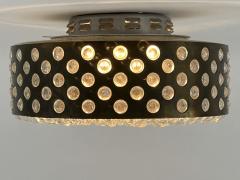 Rupert Nikoll Large Mid Century Four Flamed Flush Mount or Ceiling Lamp by Rupert Nikoll 1960s - 4591382