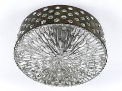 Rupert Nikoll Large Mid Century Four Flamed Flush Mount or Ceiling Lamp by Rupert Nikoll 1960s - 4591394