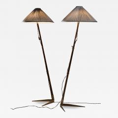 Rupert Nikoll Pair of Rupert Nikoll floor lamps - 4426375