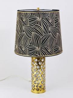 Rupert Nikoll Rupert Nikoll Midcentury Brass Tube Bubble Glass Table Lamp Austria 1950s - 4062651