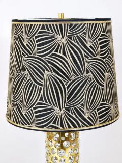 Rupert Nikoll Rupert Nikoll Midcentury Brass Tube Bubble Glass Table Lamp Austria 1950s - 4062667
