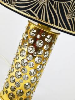 Rupert Nikoll Rupert Nikoll Midcentury Brass Tube Bubble Glass Table Lamp Austria 1950s - 4062740
