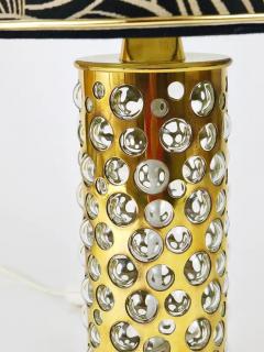 Rupert Nikoll Rupert Nikoll Midcentury Brass Tube Bubble Glass Table Lamp Austria 1950s - 4062746