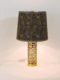 Rupert Nikoll Rupert Nikoll Midcentury Brass Tube Bubble Glass Table Lamp Austria 1950s - 4062751