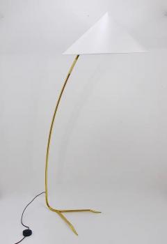 Rupert Nikoll Rupert Nikoll Sumatra Mid Century Brass Floor Lamp Vienna Austria 1950s - 4066703