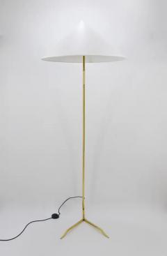 Rupert Nikoll Rupert Nikoll Sumatra Mid Century Brass Floor Lamp Vienna Austria 1950s - 4066707