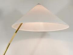Rupert Nikoll Rupert Nikoll Sumatra Mid Century Brass Floor Lamp Vienna Austria 1950s - 4066750