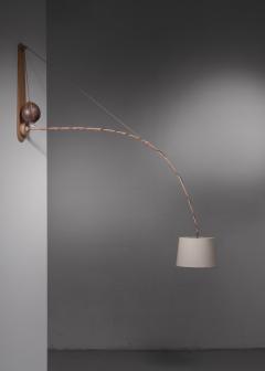 Rupprecht Skrip Rupprecht Skrip bamboo and coconut wall lamp - 3512939