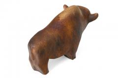 Ruscha Keramik Brown Glazed Bull - 1132427