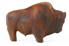 Ruscha Keramik Brown Glazed Bull - 1132429