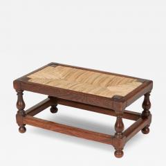 Rush Seat Oak Stool - 4461056