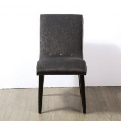 Russel Wright Art Deco Button Back Mohair Chair by Russel Wright for Conant Ball Company - 2660533