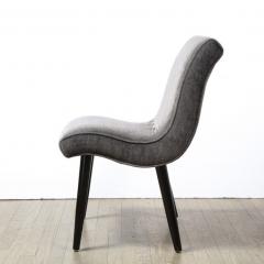 Russel Wright Art Deco Button Back Mohair Chair by Russel Wright for Conant Ball Company - 2660567