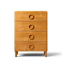 Russel Wright Russel Wright for Conant Ball Mid Century Maple Highboy Dresser - 4742631