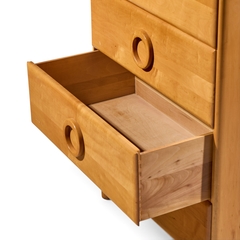 Russel Wright Russel Wright for Conant Ball Mid Century Maple Highboy Dresser - 4742632