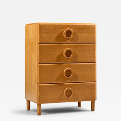 Russel Wright Russel Wright for Conant Ball Mid Century Maple Highboy Dresser - 4745873