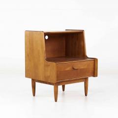 Russel Wright Russel Wright for Conant Ball Mid Century Maple Nightstand - 3689373