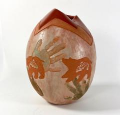 Russell Sanchez San Ildefonso polychrome vase by Russell Sanchez 1995 - 1319152