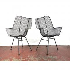 Russell Woodard Woodard Furniture 1950s Sculptura Chairs by Russell Woodard a Pair - 1753953