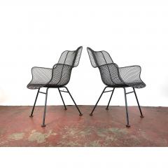 Russell Woodard Woodard Furniture 1950s Sculptura Chairs by Russell Woodard a Pair - 1753970