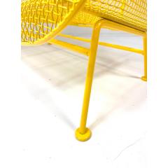 Russell Woodard Woodard Furniture 1950s Yellow Sculptura Collection Settee by Russell Woodard - 4577251