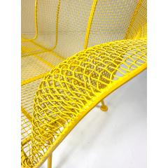 Russell Woodard Woodard Furniture 1950s Yellow Sculptura Collection Settee by Russell Woodard - 4577253