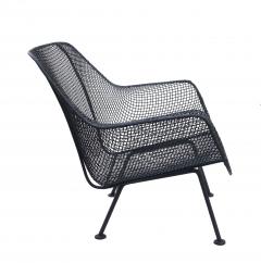 Russell Woodard Woodard Furniture Pair of Russell Woodard Sculptura Wrought Iron Lounge Chairs Mid Century Modern - 3024113