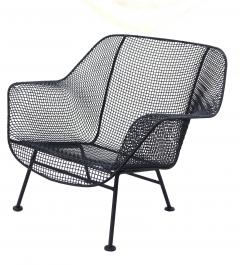 Russell Woodard Woodard Furniture Pair of Russell Woodard Sculptura Wrought Iron Lounge Chairs Mid Century Modern - 3024115