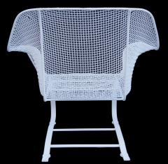 Russell Woodard Woodard Furniture Russell Woodard Sculptura Wrought Iron Bouncer Lounge Chair Mid Century Modern - 2823647